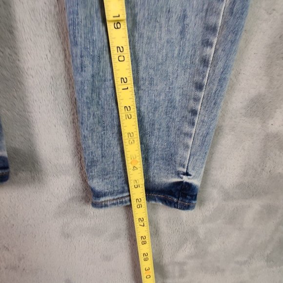 Lucky Brand Jeans Women 2 26 Blue Bridgette Skinny High Rise Denim Button Fly - Picture 5 of 9